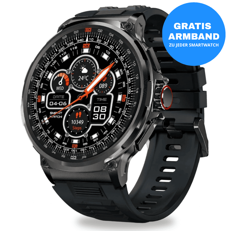 Orexon – Großes Display, Robuste Uhr, 30 Tage Akku