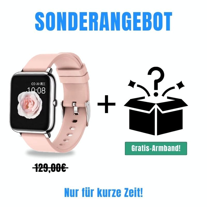 Die Hyper Smartwatch – dein smarter Fitness-Begleiter für den Alltag.
Mit Schrittzähler, Kalorien- und Herzfrequenz-Tracking, langer Akkulaufzeit und über 100 Sportmodi bleibst du aktiv und organisiert – jeden Tag!