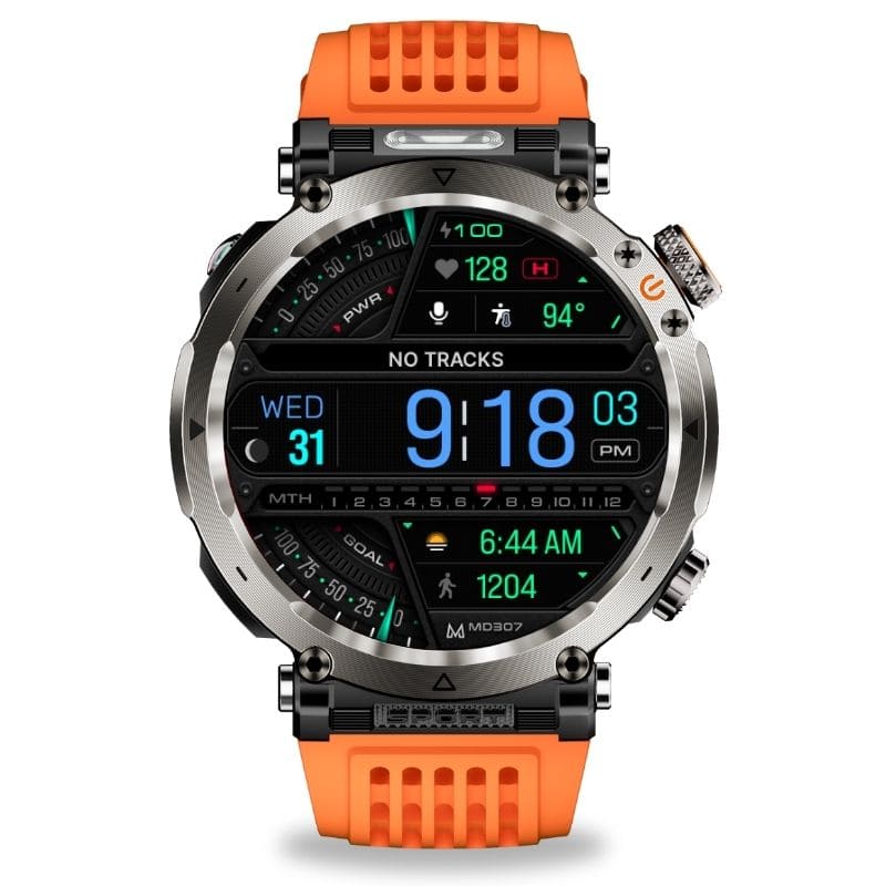 Stone Smartwatch® – extrem robuste Smartwatch mit Anruffunktion, WhatsApp-Benachrichtigungen, bis zu 21 Tagen Akkulaufzeit, Instagram- und Facebook-Benachrichtigungen, SOS-Notruftaste und integriertem Kompass.