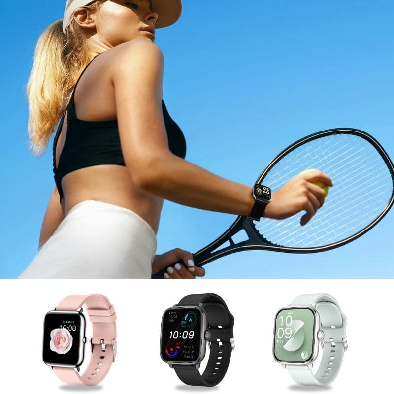 Die Hyper Smartwatch – dein smarter Fitness-Begleiter für den Alltag.
Mit Schrittzähler, Kalorien- und Herzfrequenz-Tracking, langer Akkulaufzeit und über 100 Sportmodi bleibst du aktiv und organisiert – jeden Tag!