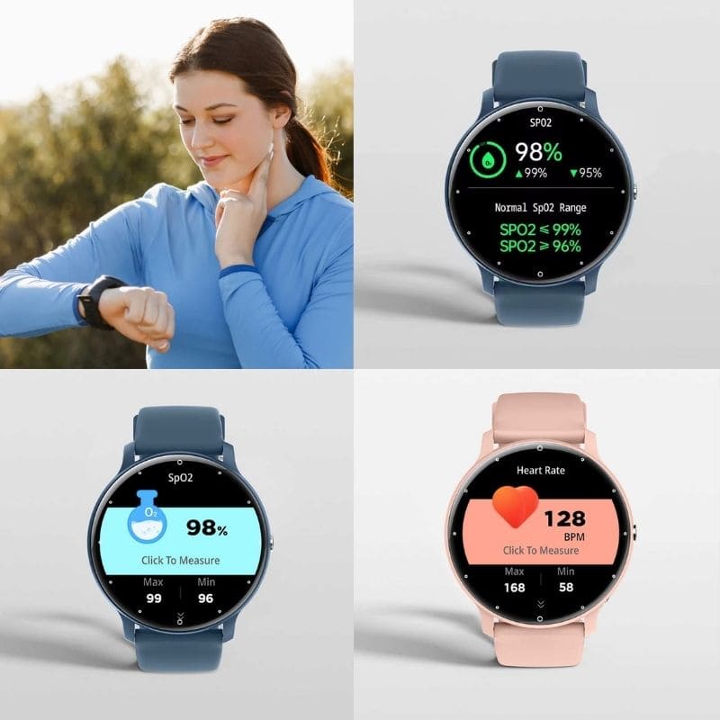 ONDORA – Fit Smartwatch für deinen Alltag
Bis zu 7 Tage Akkulaufzeit, Anrufe direkt über die Uhr, WhatsApp-Benachrichtigungen und smarte Gesundheitsfunktionen wie Schlafanalyse, Schrittzähler und Kalorienübersicht – alles, was du brauchst, an deinem Handgelenk.
Robust, alltagstauglich und geschützt vor Stößen, Staub und Wasser.