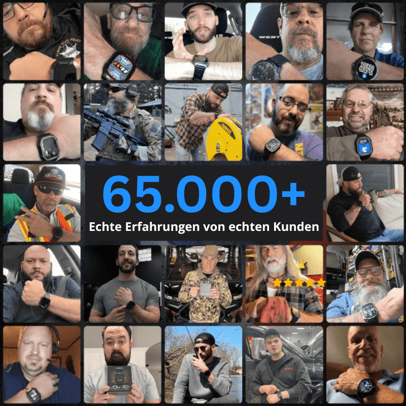 Bei watchbutton.de steht die Zufriedenheit unserer Community an erster Stelle. Wir wissen, dass der Kauf einer neuen Smartwatch Vertrauenssache ist. Deshalb setzen wir auf maximale Transparenz: Auf dieser Seite findest du ausschließlich echte Kundenbewertungen und authentische Erfahrungsberichte zu unseren Produkten und unserem Service.