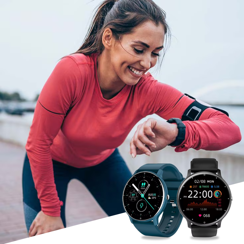 Smartwatches von Watchbutton für deinen Alltag.
Mit der ONDORA – Fit Smartwatch hast du alles direkt am Handgelenk: Anruffunktion, WhatsApp-Benachrichtigungen und eine Akkulaufzeit von bis zu 10 Tagen – perfekt für Alltag & Freizeit.