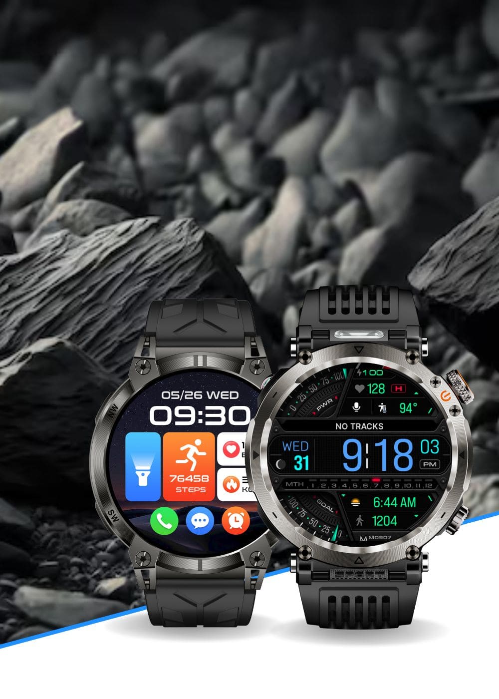 Watchbutton Titelbild: Robuste Smartwatches mit einfacher Bedienung.
Mit Anruffunktion, WhatsApp-Benachrichtigungen und einer Akkulaufzeit von bis zu 14 Tagen – ideal für Alltag & Gesundheit.