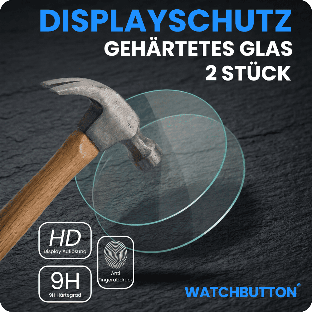 2x Schutzfolie für Stone Ondora Orexon Smartwatch transparent - Watchbutton