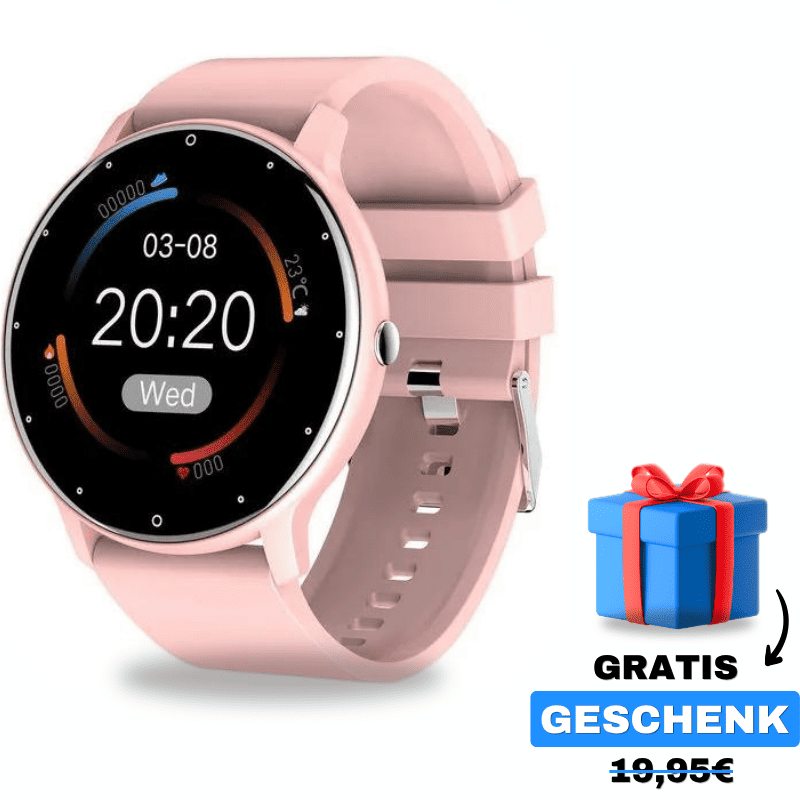 ONDORA – Fit Smartwatch für deinen Alltag
Bis zu 10 Tage Akkulaufzeit, Anrufe direkt über die Uhr, WhatsApp-Benachrichtigungen und smarte Gesundheitsfunktionen wie Schlafanalyse, Schrittzähler und Kalorienübersicht – alles, was du brauchst, an deinem Handgelenk.
Robust, alltagstauglich und geschützt vor Stößen, Staub und Wasser.