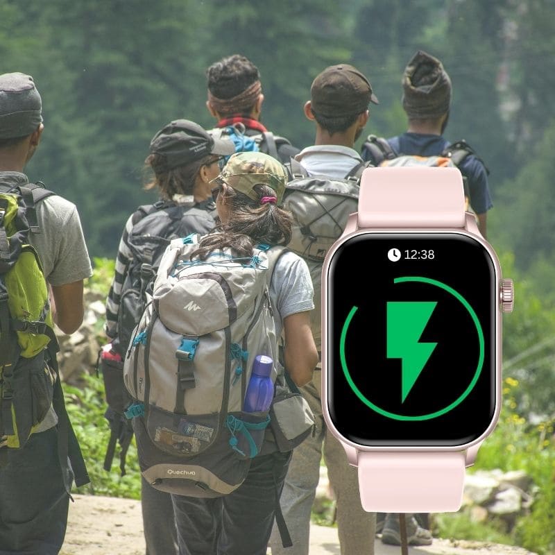 Hyper Smartwatch – stilvolle Smartwatch für Alltag & Sport, lange Akkulaufzeit, Herzfrequenz- und Gesundheits-Tracking, Schrittzähler, Anrufe & Benachrichtigungen direkt am Handgelenk