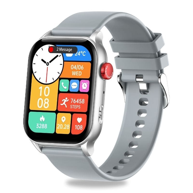 Hyper Smartwatch – stilvolle Smartwatch für Alltag & Sport, lange Akkulaufzeit, Herzfrequenz- und Gesundheits-Tracking, Schrittzähler, Anrufe & Benachrichtigungen direkt am Handgelenk