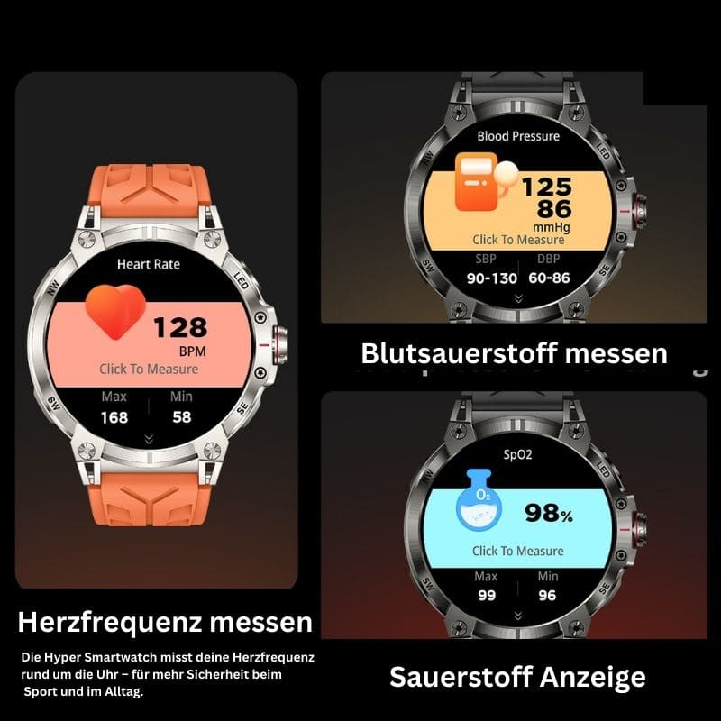Mit dem starken 720 mAh Akku der STONE – GPS SMARTWATCH® gehört tägliches Aufladen der Vergangenheit an. Im Standby-Modus hält die Uhr bis zu 30 Tage durch, bei aktiver Nutzung begleitet sie dich zuverlässig bis zu 20 Tage lang.
Mehr Freiheit, weniger Ladepausen.