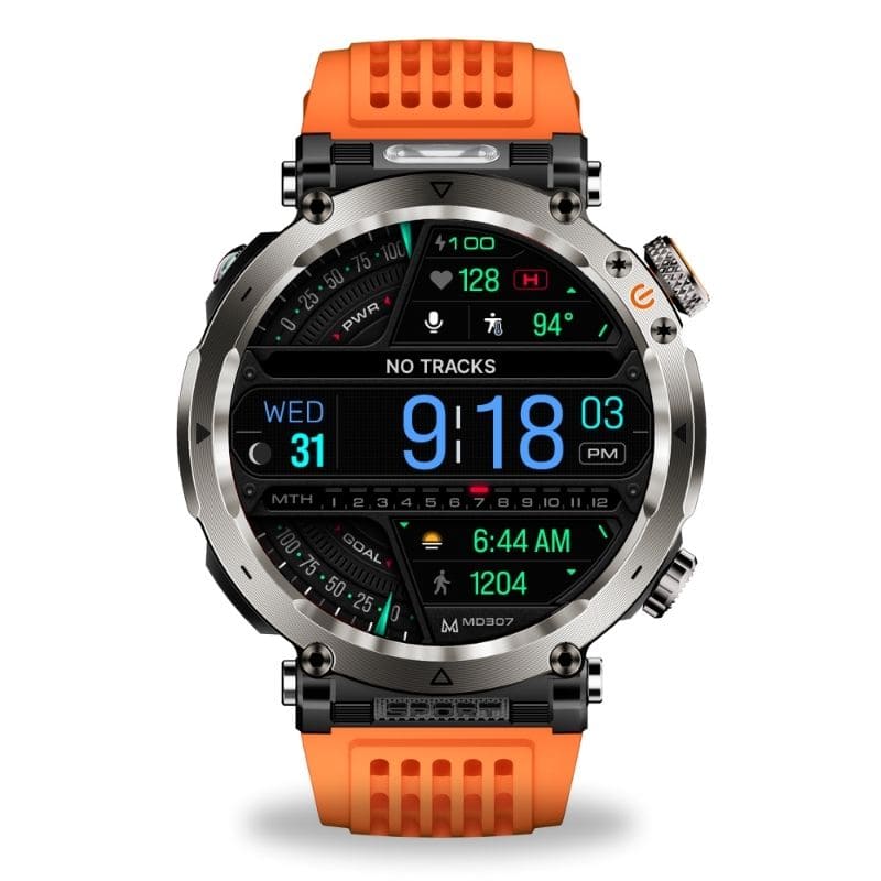 Stone Smartwatch® – extrem robuste Smartwatch mit Anruffunktion, WhatsApp-Benachrichtigungen, bis zu 21 Tagen Akkulaufzeit, Instagram- und Facebook-Benachrichtigungen, SOS-Notruftaste und integriertem Kompass.